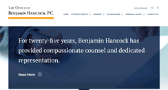 Desktop Screenshot of benhancocklaw.com